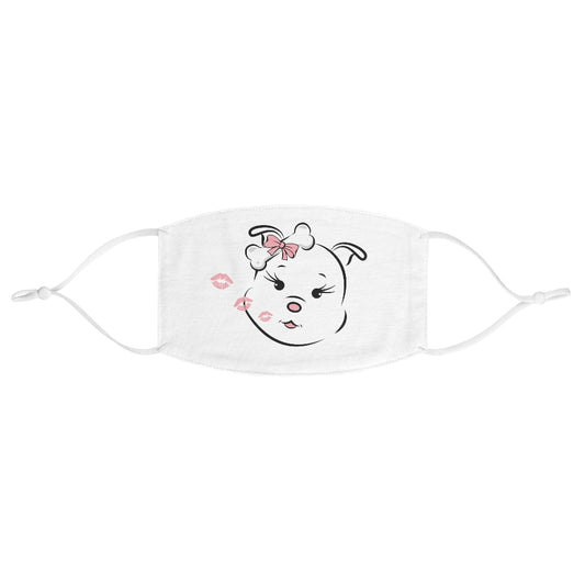 Diamond Kisses Fabric Face Mask