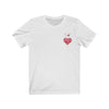 Mumbles Heart Collection on Unisex Jersey Short Sleeve Tee