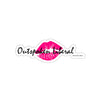 Outspoken Liberal Kiss-Cut Stickers