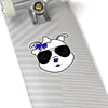 Blue Diamond Sporting Sunglasses On Kiss-Cut Stickers