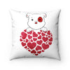 Mumbles Gives Love On Spun Polyester Square Pillow