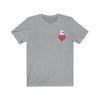 Mumbles Heart Collection on Unisex Jersey Short Sleeve Tee