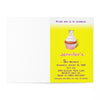 Personalized Pink Diamond Cupcake Birthday Invite On Greeting Cards (7 pcs)