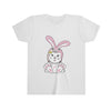 Diamond Wearing Bunnysuit On Youth Short Sleeve Tee