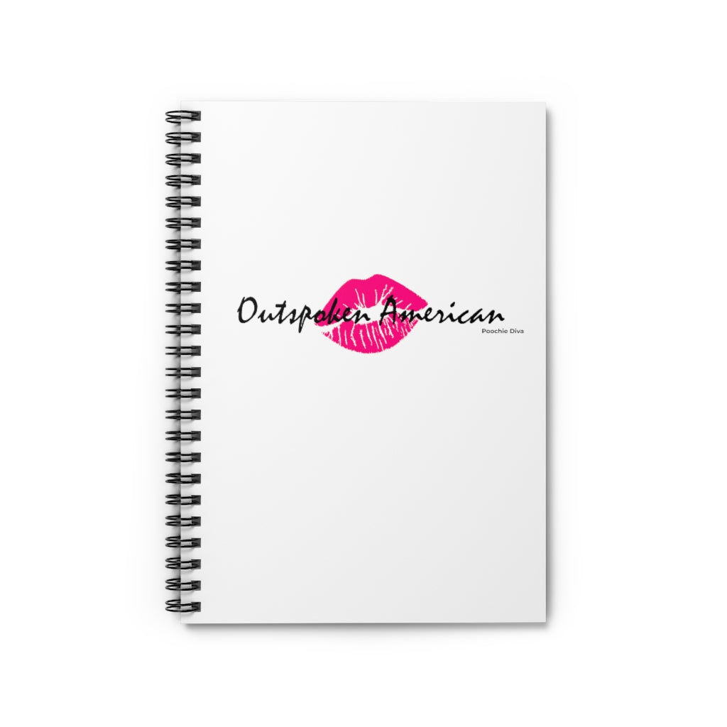 Outspoken American Spiral Notebook - Ruled Line