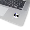 Blue Diamond Sporting Sunglasses On Kiss-Cut Stickers