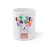 Diamond Balloon Bag Ceramic Mug 11oz