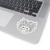 Diamond Paw Print Afro Kiss-Cut Stickers