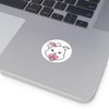 Pink Baby Diva Round Vinyl Stickers