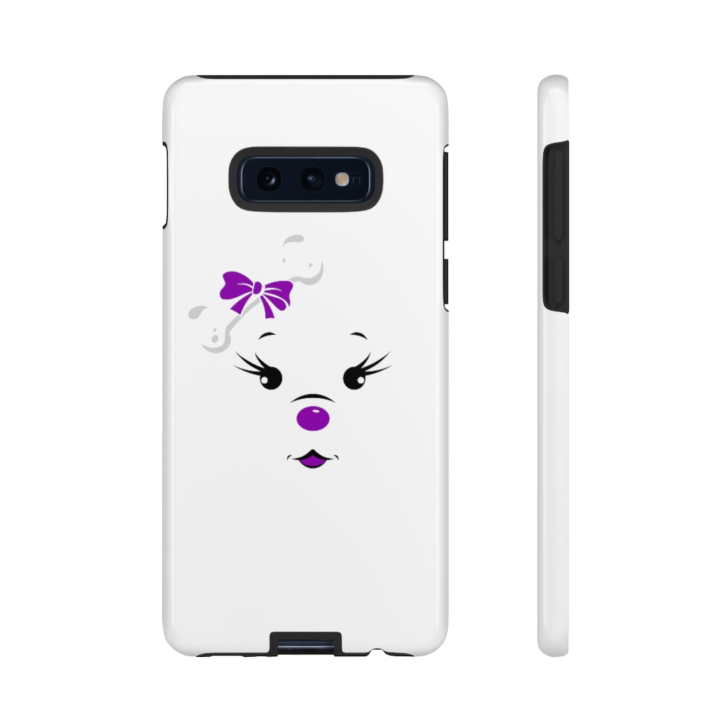 Purple Diamond Face Tough Cases