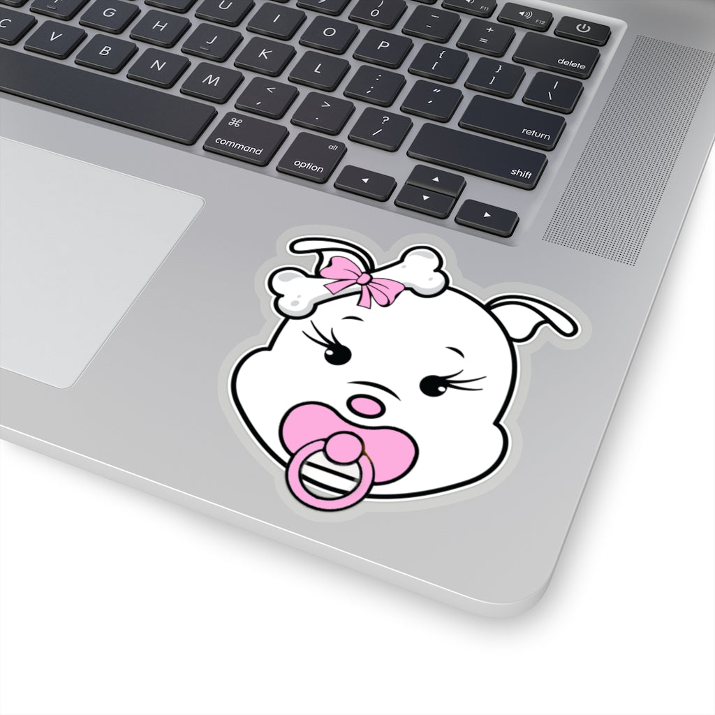 Baby Diva Pink Kiss-Cut Stickers