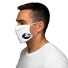 Black Mumbles Lips On Snug-Fit Polyester Face Mask