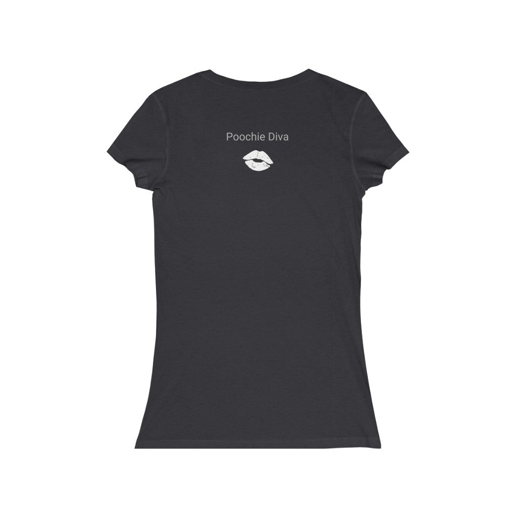 Mumbles Love On Women's Jersey Short Sleeve V-Neck Tee