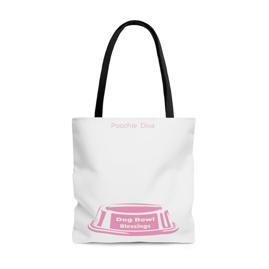 Dog Bowl Blessings Tote Bag