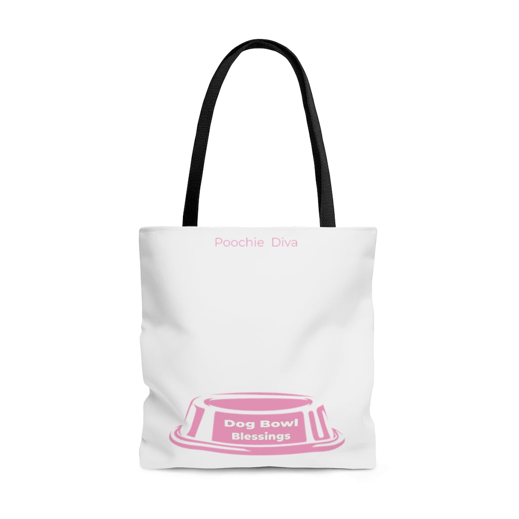 Dog Bowl Blessings Tote Bag