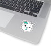 Turquoise Diamond On Kiss-Cut Stickers