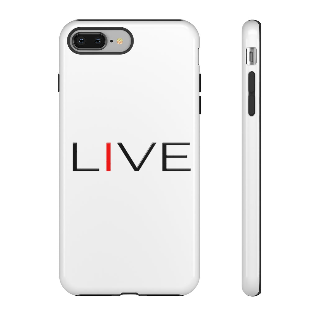 "I" LIVE On White Tough Cases