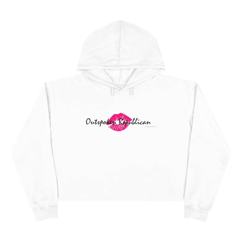 Outspoken Republican Crop Hoodie