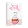 Happy Birthday Diamond Cupcake Canvas Gallery Wraps