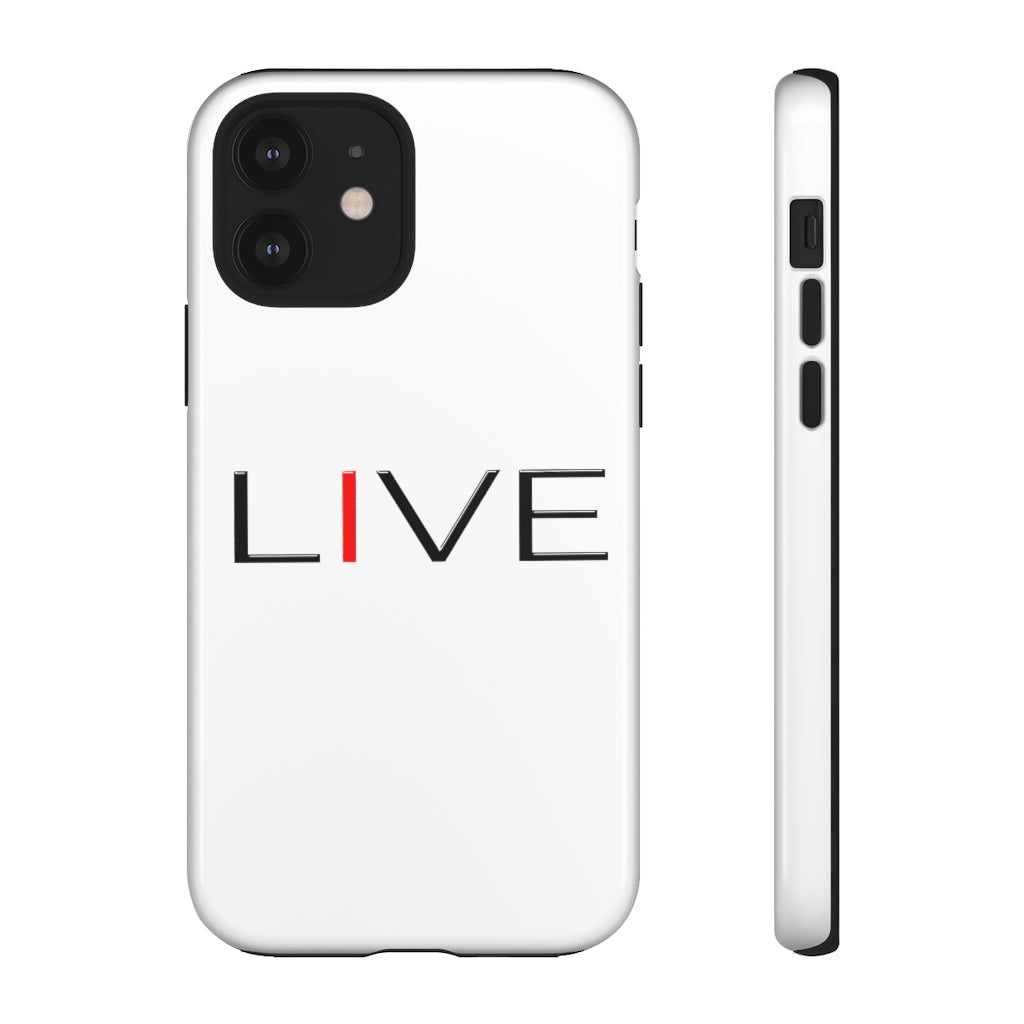 "I" LIVE On White Tough Cases