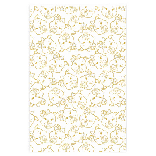 Baby Diva On Wrapping Paper