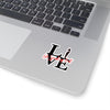 Live Life Speaking Out Kiss-Cut Stickers