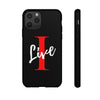 Oversized &quot;I&quot; Cursive LIVE On Tough Cases