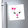 Pink Diamond Face On Magnets