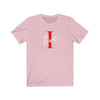 Oversized &quot;I&quot; LIVE On Unisex Jersey Short Sleeve Tee