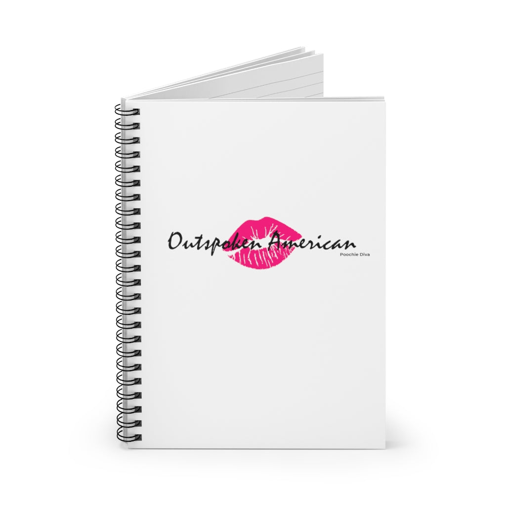 Outspoken American Spiral Notebook - Ruled Line
