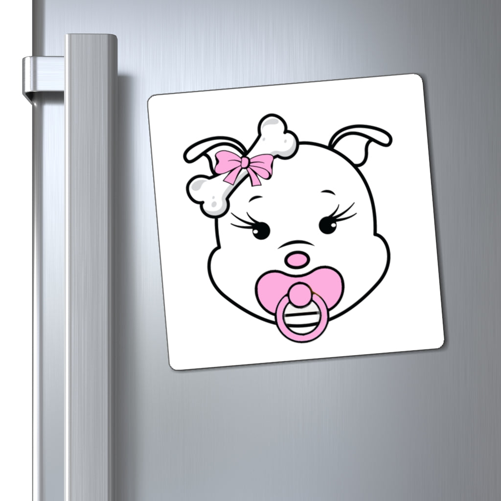 Baby Diva Pink Magnets