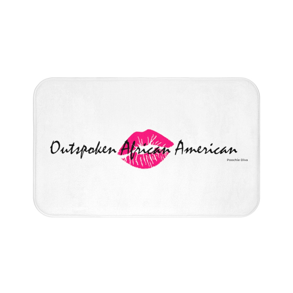 Outspoken African American Bath Mat