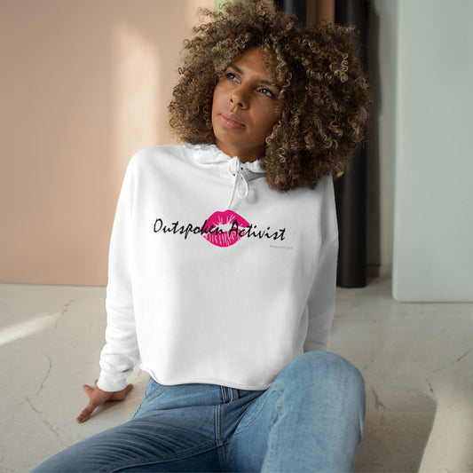 Outspoken Activist Crop Hoodie