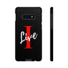 Oversized &quot;I&quot; Cursive LIVE On Tough Cases