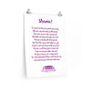 Dog Bowl Blessings - Starvin&#39; Premium Matte vertical posters