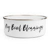 Travel Dog Bowl Blessings Water Enamel Bowl