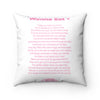 Dog Bowl Blessings - Wanna Eat? Spun Polyester Square Pillow