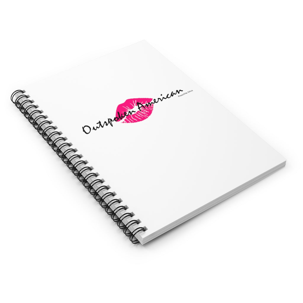 Outspoken American Spiral Notebook - Ruled Line