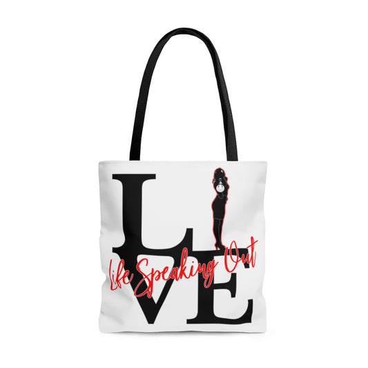 Live Life Speaking Out Tote Bag