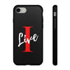 Oversized &quot;I&quot; Cursive LIVE On Tough Cases