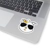 Yellow Diamond Sporting Sunglasses On Kiss-Cut Stickers