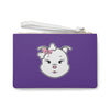 Pink Diamond On Purple Clutch Bag