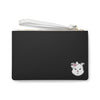 Pink Diamond On Black Clutch Bag