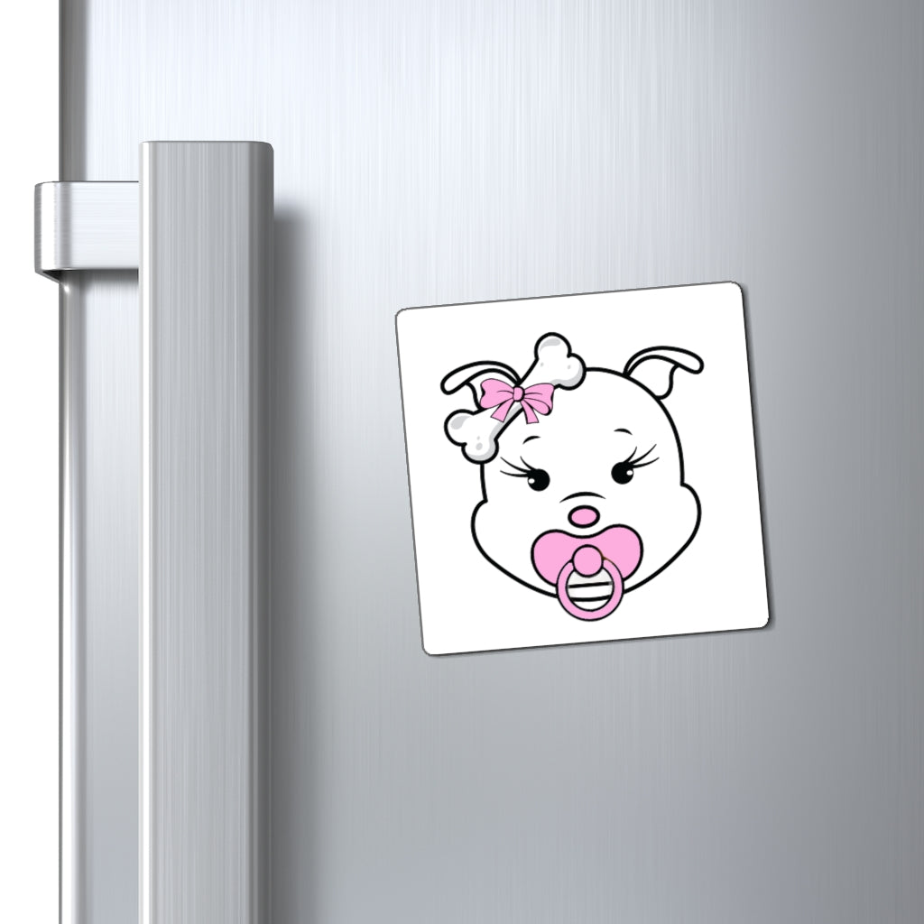 Baby Diva Pink Magnets