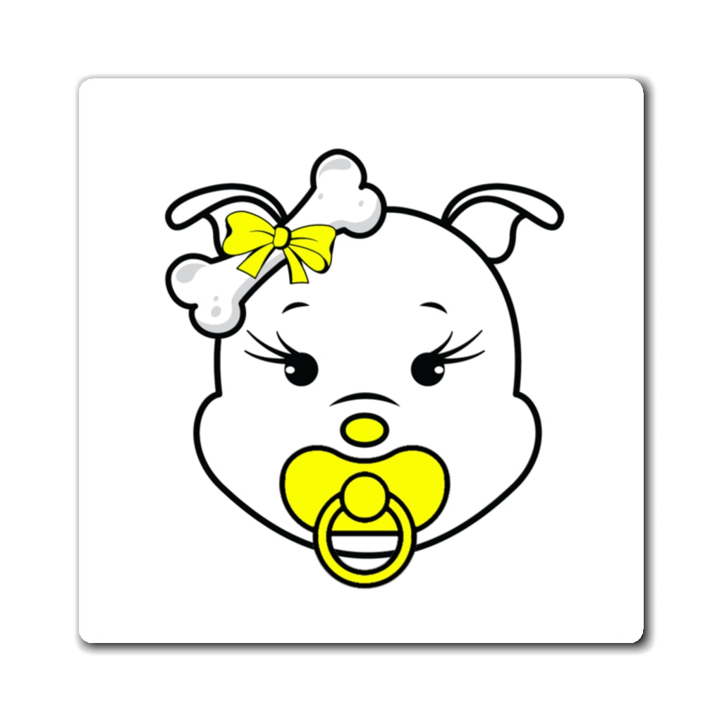 Yellow Baby Diva Magnets