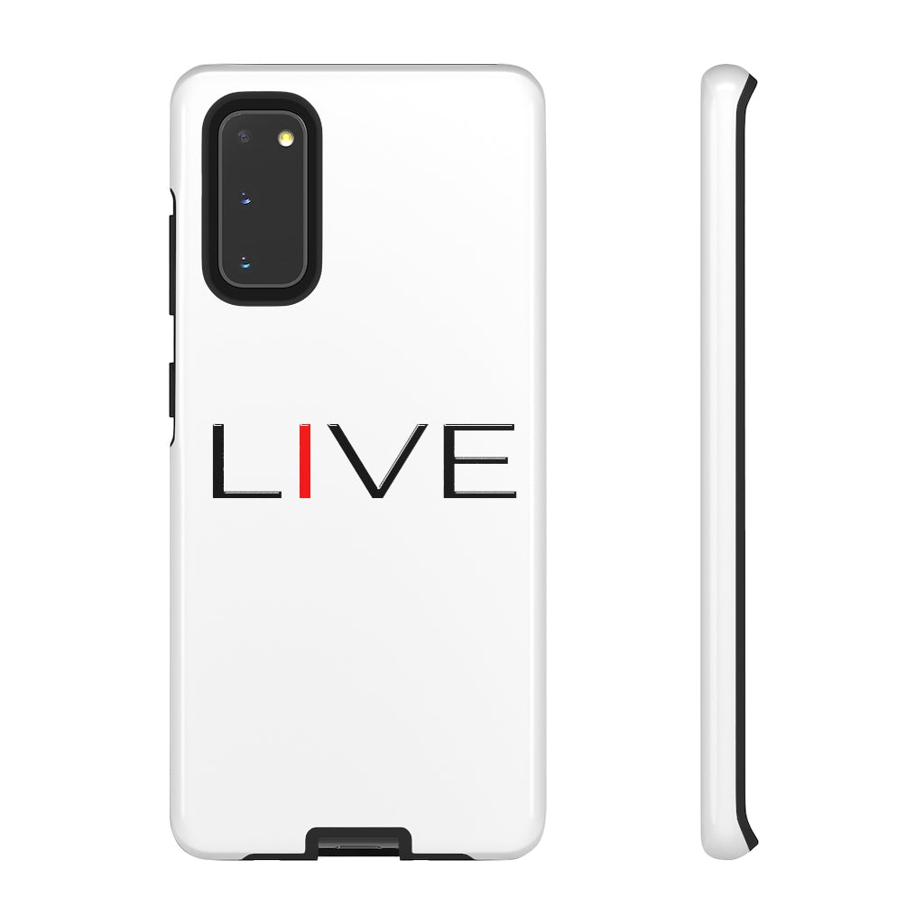 "I" LIVE On White Tough Cases