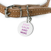 Keep Calm and Wag on Pet Tag