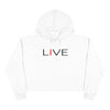 I LIVE Crop Hoodie