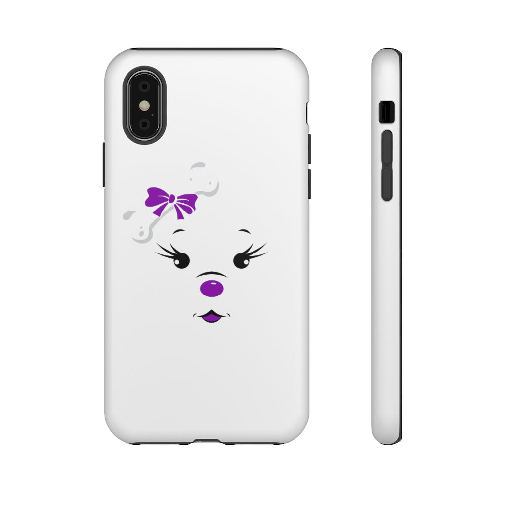 Purple Diamond Face Tough Cases