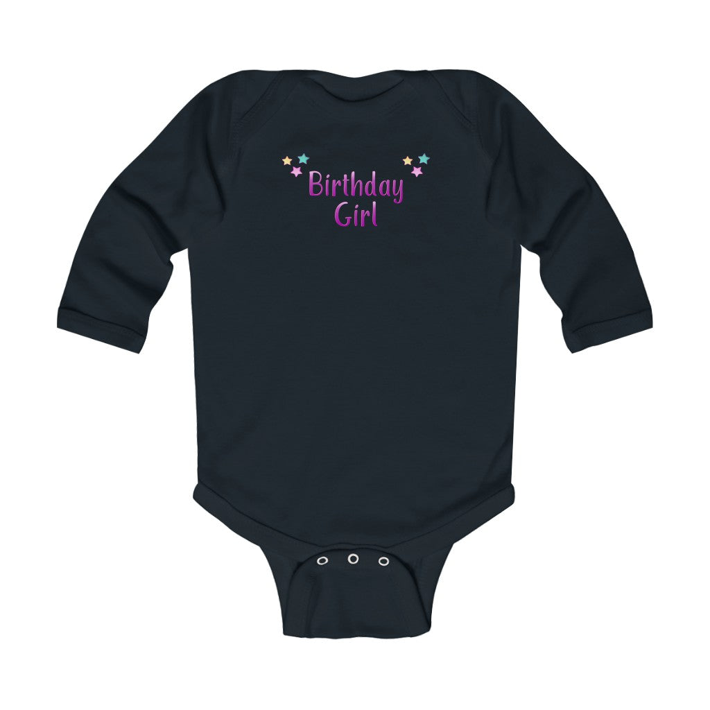Birthday Girl Infant Long Sleeve Bodysuit